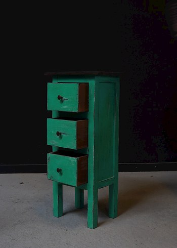 Vintage komodin - Görsel 3