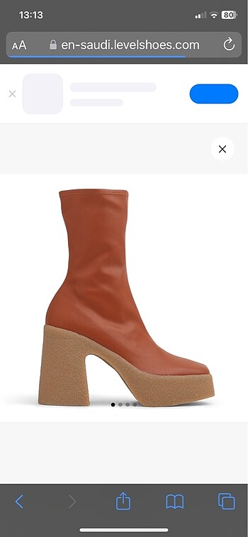 Skyla stretch platform boots