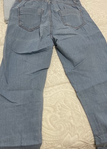 Kadın Mavi Dar Kesim Midi Denim Jean - Görsel 6