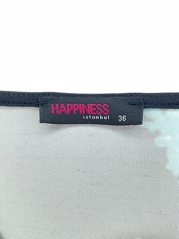 36 Beden çeşitli Renk Happiness Kısa Elbise %70 İndirimli.