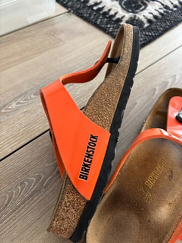 37 Beden turuncu Renk BIRKENSTOCK Terlik
