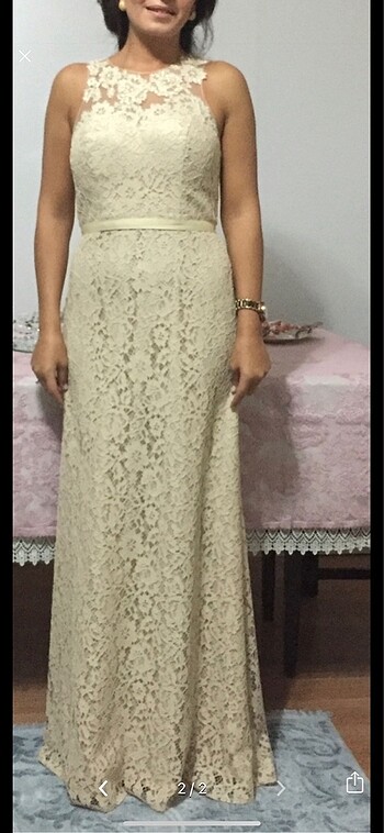 Oleg Cassini abiye elbise - Görsel 2