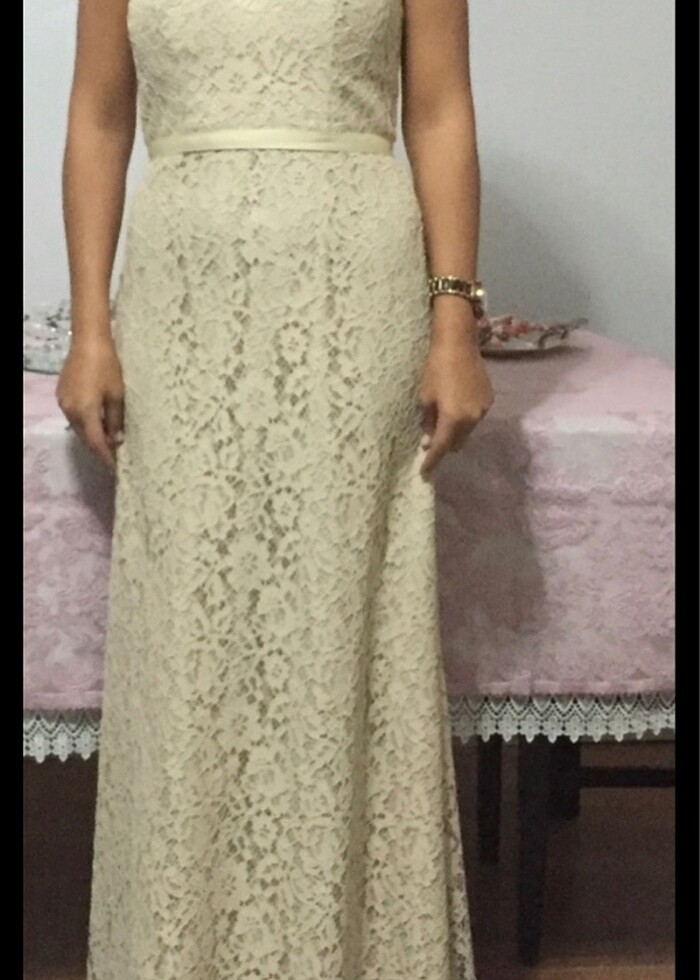 Oleg Cassini abiye elbise - Görsel 2