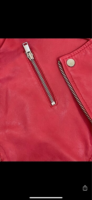 Mango deri ceket - Görsel 5