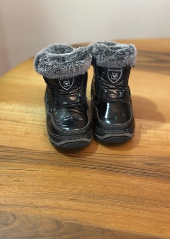 Kız Çocuk Siyah Kürklü Gotik Bot - Görsel 2