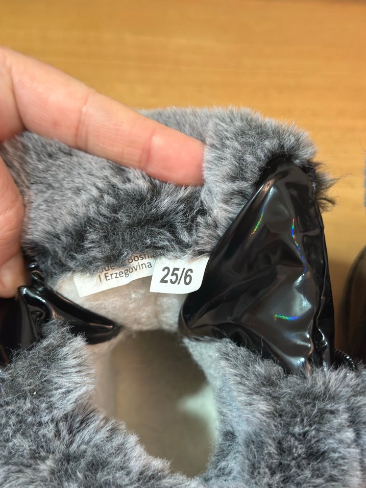 Kız Çocuk Siyah Kürklü Gotik Bot - Görsel 4