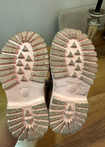 Kız Çocuk Pembe Kürklü Lastikli Bot - Görsel 5