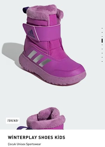 Kızlar İçin Mor Kürklü Sokak Stili Botlar - Görsel 6