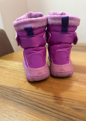 Kızlar İçin Mor Kürklü Sokak Stili Botlar - Görsel 4