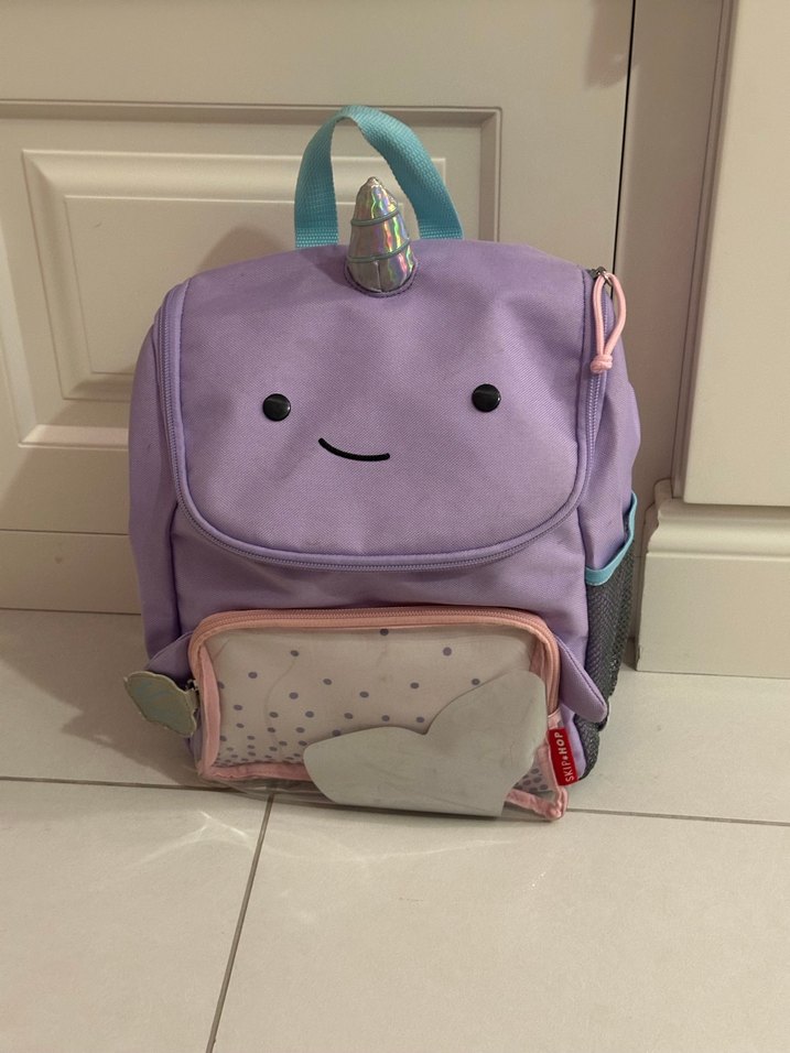 Skıp Hop Unicorn Figürlü Mor Çocuk Sırt Çantası - Görsel 2