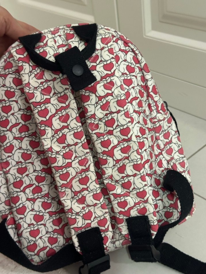 ZARA Renkli Pembe Minnie Mouse Çocuk Sırt Çantası - Görsel 3