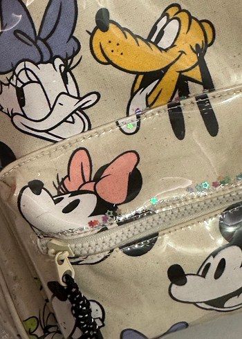 ZARA Çok Renkli Mickey ve Arkadaşları Çocuk Sırt Çantası - Görsel 5