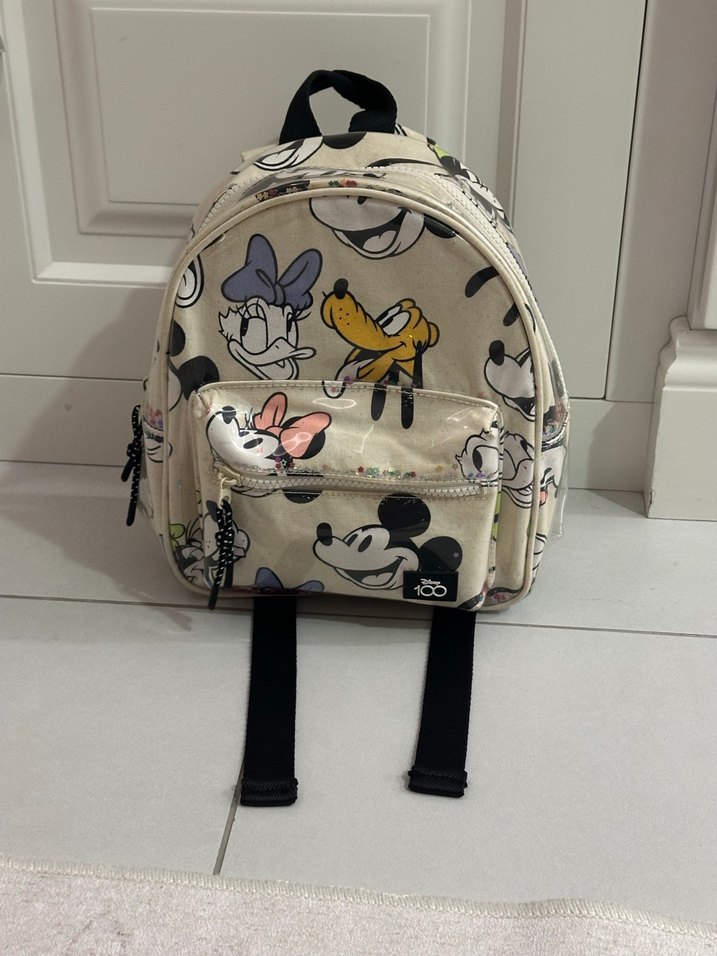 ZARA Çok Renkli Mickey ve Arkadaşları Çocuk Sırt Çantası - Görsel 2