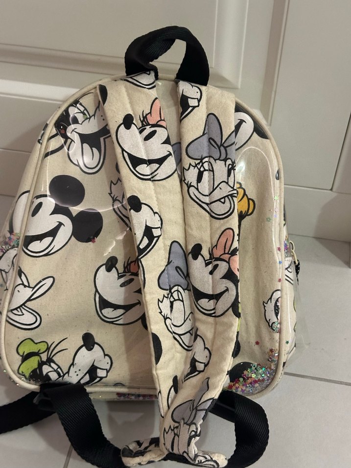 ZARA Çok Renkli Mickey ve Arkadaşları Çocuk Sırt Çantası - Görsel 3