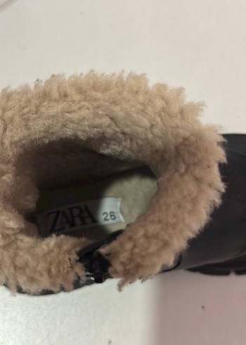 Kız Çocuk Kahverengi Kürklü Kauçuk Bot - Görsel 5