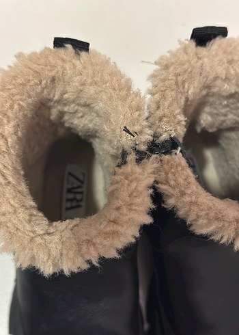 Kız Çocuk Kahverengi Kürklü Kauçuk Bot - Görsel 3