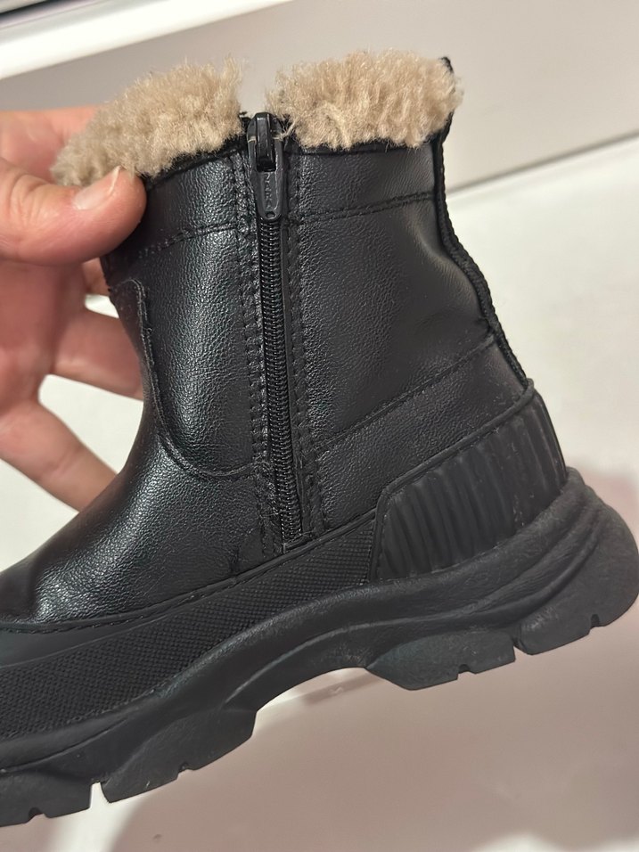 Kız Çocuk Kahverengi Kürklü Kauçuk Bot - Görsel 4