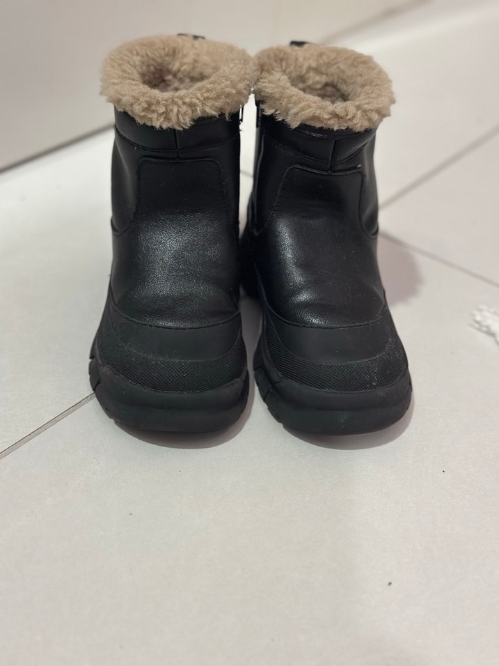 Kız Çocuk Kahverengi Kürklü Kauçuk Bot - Görsel 2