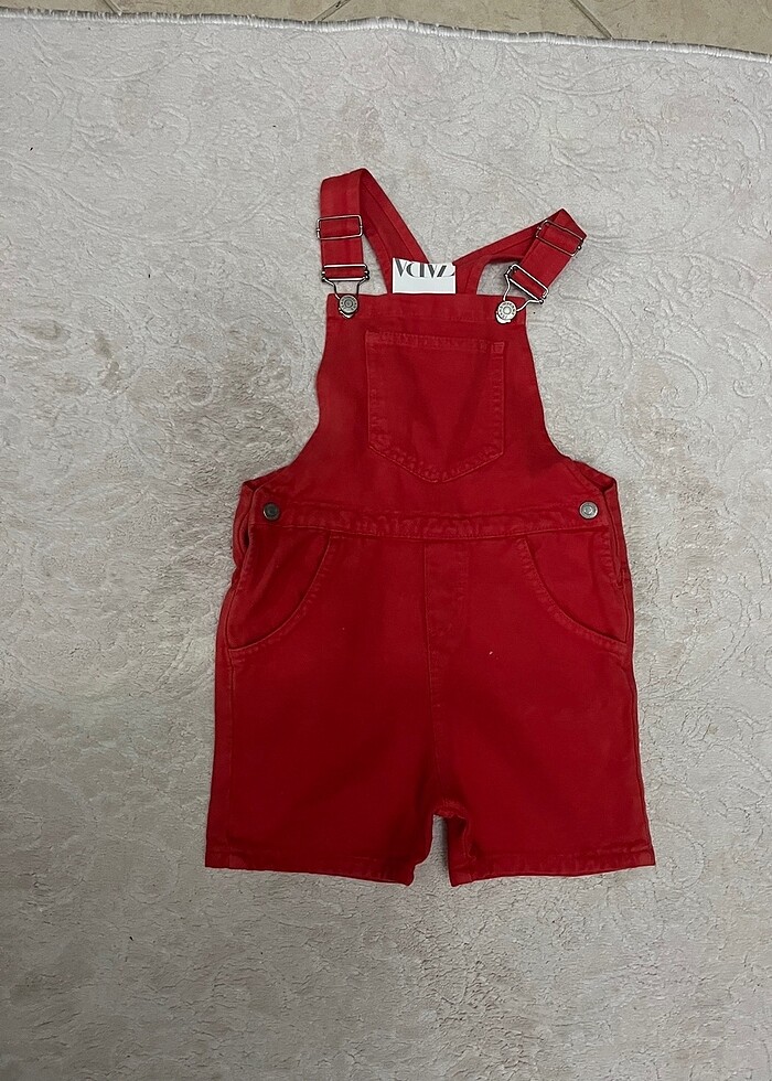 Zara kız çocuk kot tulum - Görsel 4