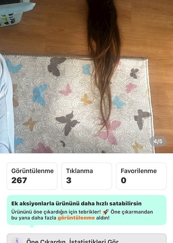 4 parça çıtçıt kadın gerçek saç - Görsel 3