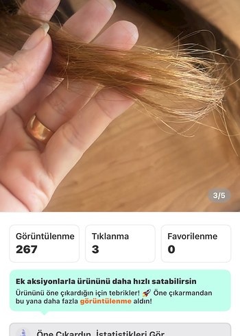 4 parça çıtçıt kadın gerçek saç - Görsel 4