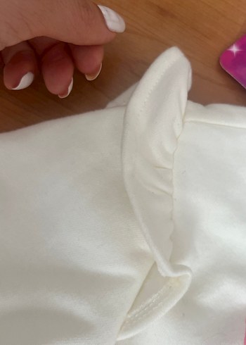 Uzun Kollu Baskılı Örgü Kız Bebek Takımı - Görsel 10