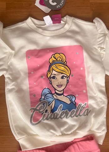 Uzun Kollu Baskılı Örgü Kız Bebek Takımı - Görsel 2