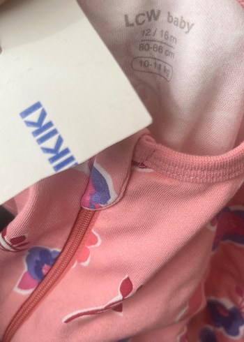 Çiçek Desenli Fermuarlı Bebek Tulum - Görsel 3