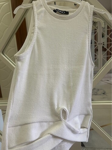 Diğer Halter yaka crop bluz