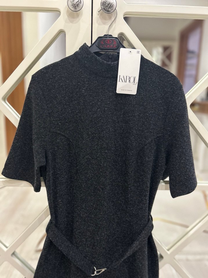 Karol Kemerli çelik Triko Elbise - Görsel 2