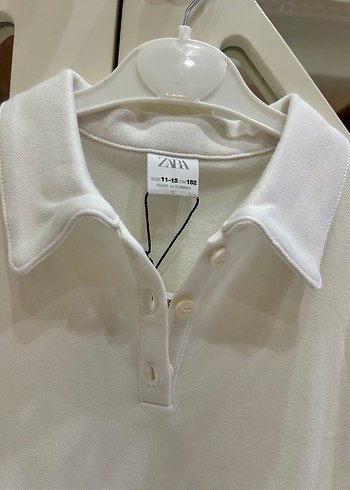 11-12 Yaş Beden Polo Yaka kız elbise