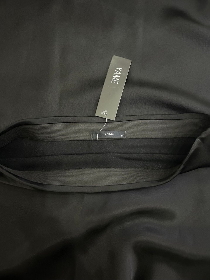 Yame Saten Uzun Etek - Görsel 2