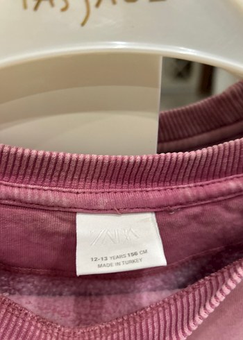 Zara soluk efektli oversize sweat - Görsel 3