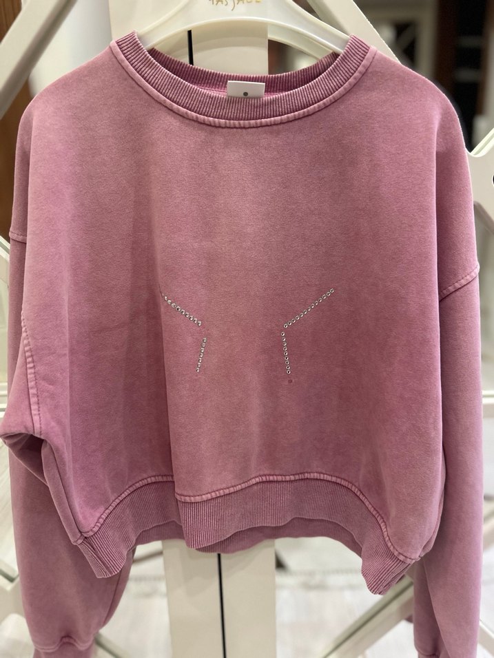 Zara soluk efektli oversize sweat - Görsel 2