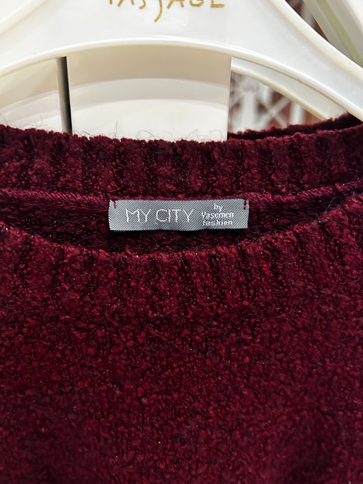 My city yasemen oversize kazak - Görsel 2