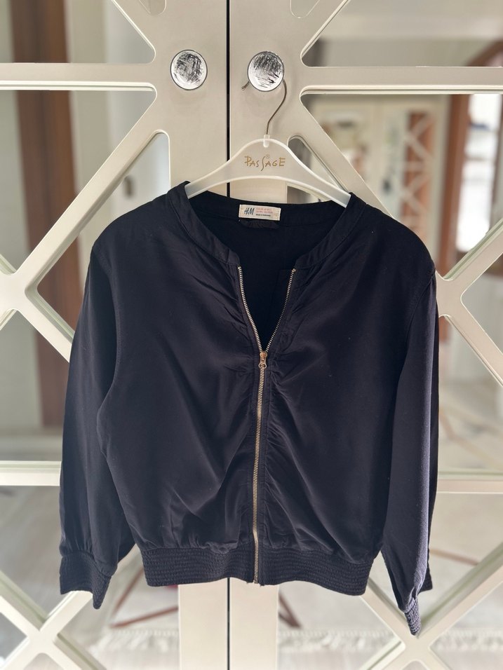 H&M fermuarlı bluz - Görsel 3