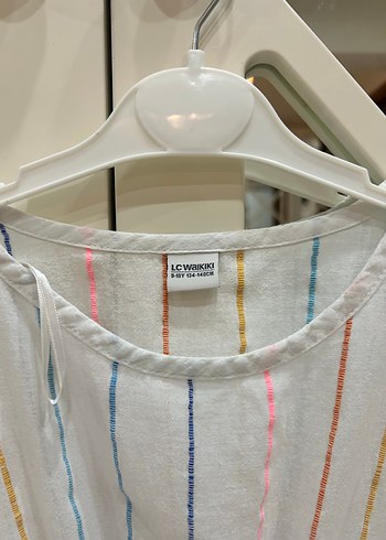 9 Yaş Beden Lcw kız plaj elbisesi kaftan