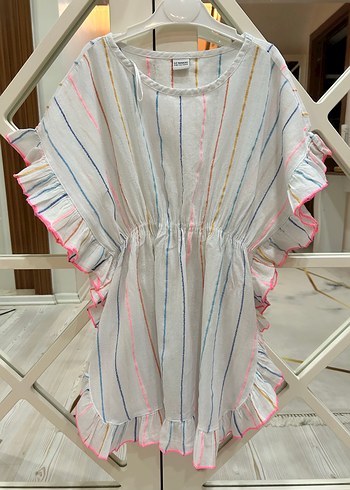 Lcw kız plaj elbisesi kaftan