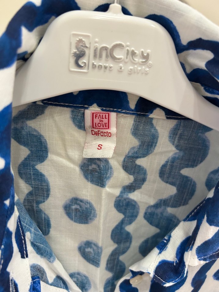 Defacto plaj gömlek elbise - Görsel 2