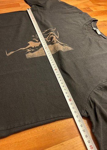 Asit Yıkamalı Y2K goth metal alt tişört - Görsel 6