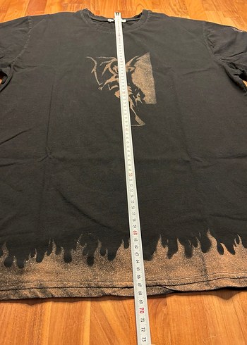 Asit Yıkamalı Y2K goth metal alt tişört - Görsel 7