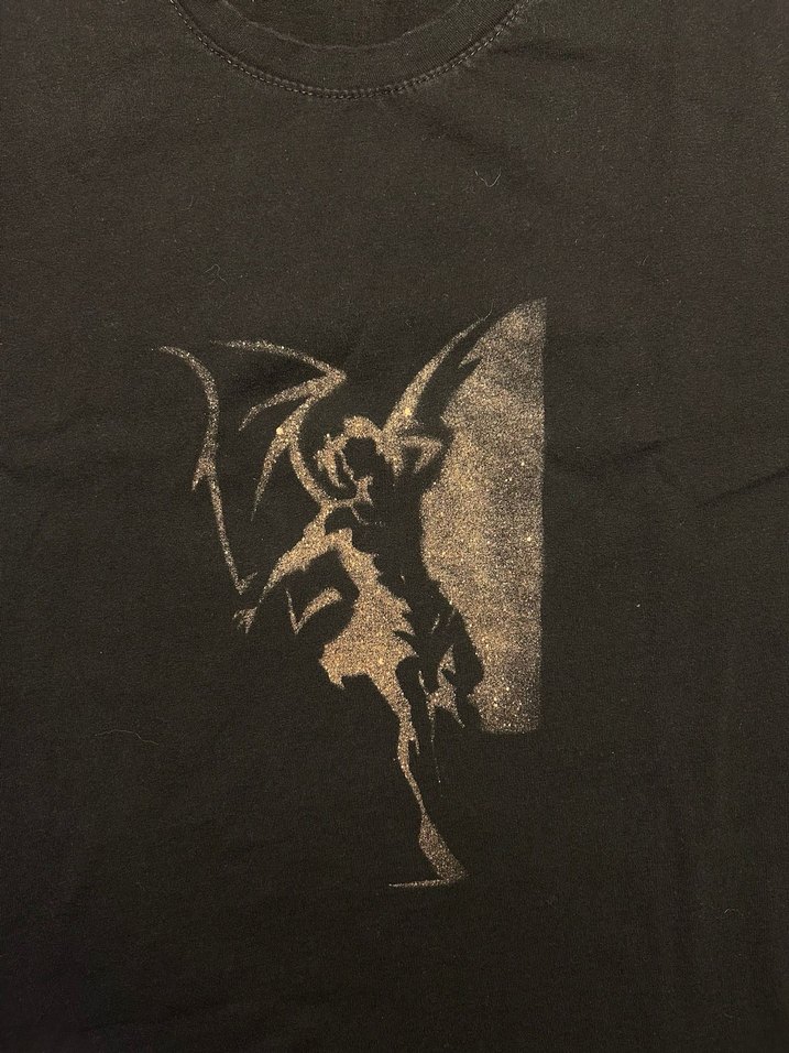 Asit Yıkamalı Y2K goth metal alt tişört - Görsel 4