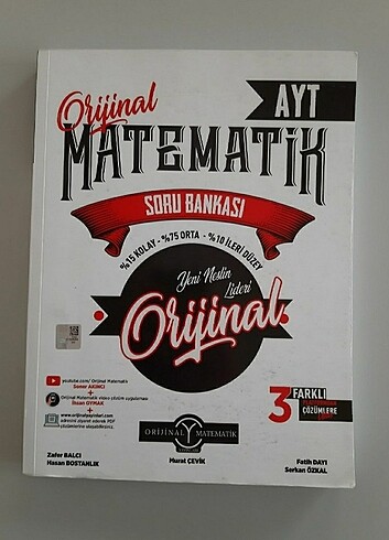 Ayt Matematik Orijinal yks