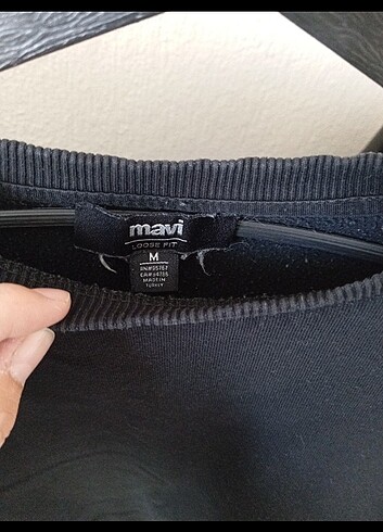 m Beden Mavi Sweatshirt