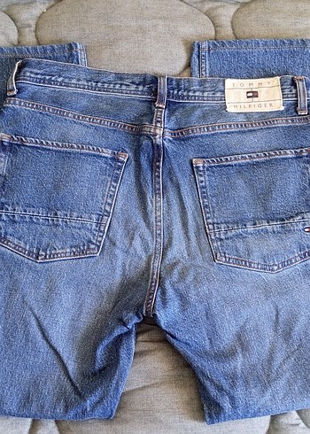 Tommy Hilfiger Mavi Erkek Kot Pantolon - Görsel 4