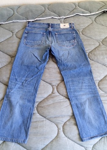 Tommy Hilfiger Mavi Erkek Kot Pantolon - Görsel 7