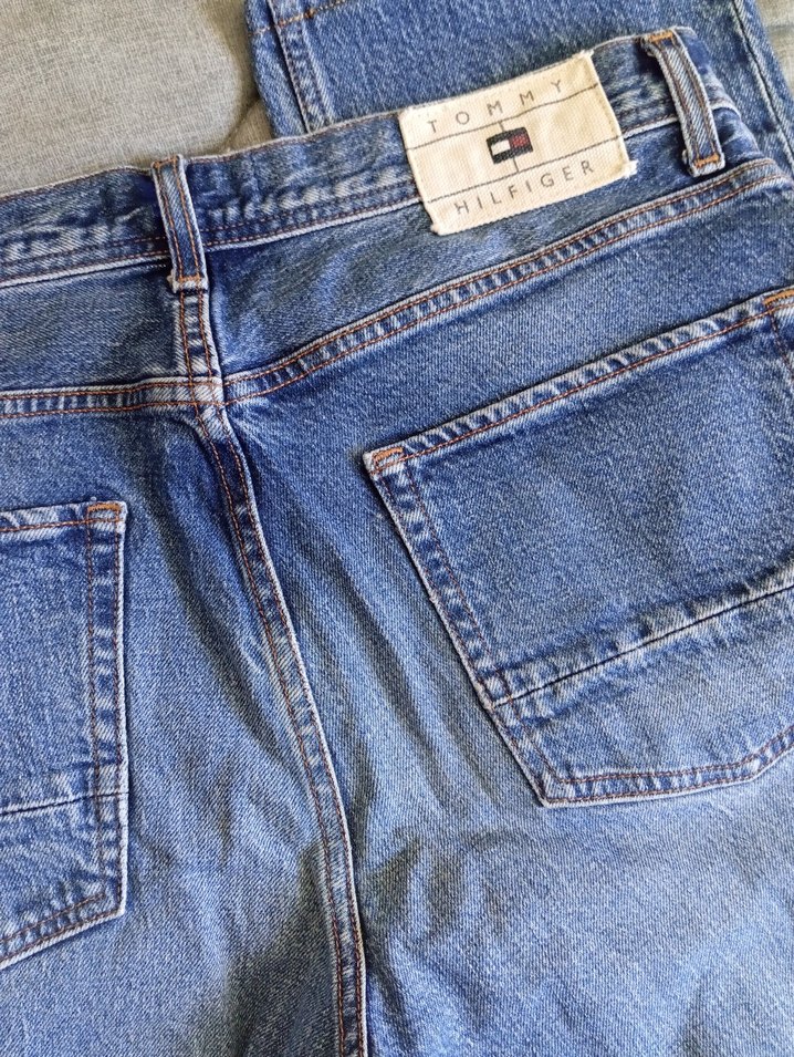 Tommy Hilfiger Mavi Erkek Kot Pantolon - Görsel 3