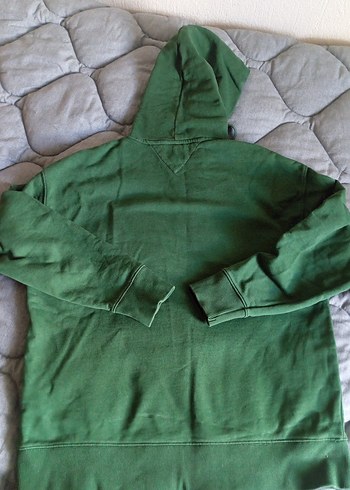 Tommy Hilfiger Yeşil Kapüşonlu Sweatshirt - Görsel 4