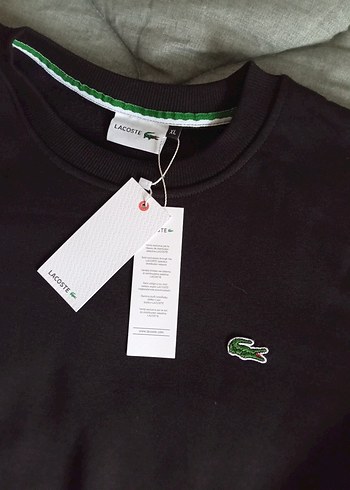 Lacoste Siyah Erkek Sweatshirt - Görsel 2