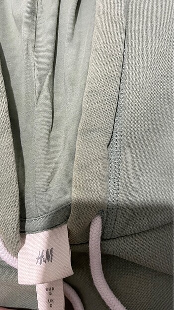 s Beden yeşil Renk H&M sweatshirt içi tüylü